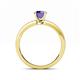 5 - Niah Classic 6.50 mm Round Iolite Solitaire Engagement Ring 