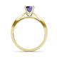 6 - Aleen Iolite and Diamond Engagement Ring 