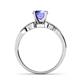 6 - Keyna Tanzanite and Diamond Engagement Ring 