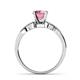 6 - Keyna Pink Tourmaline and Diamond Engagement Ring 