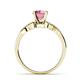 6 - Keyna Pink Tourmaline and Diamond Engagement Ring 