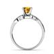 6 - Keyna Citrine and Diamond Engagement Ring 