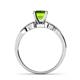 6 - Keyna Peridot and Diamond Engagement Ring 