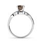 6 - Keyna Smoky Quartz and Diamond Engagement Ring 