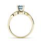 6 - Keyna Aquamarine and Diamond Engagement Ring 
