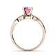 6 - Keyna Pink Tourmaline and Diamond Engagement Ring 