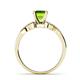 6 - Keyna Peridot and Diamond Engagement Ring 