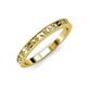 3 - Niah Classic Heart Embossed Wedding Band 