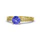1 - Janina Classic Tanzanite Solitaire Engagement Ring 