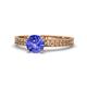 1 - Janina Classic Tanzanite Solitaire Engagement Ring 