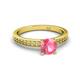 3 - Janina Classic Pink Tourmaline Solitaire Engagement Ring 