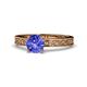 1 - Cael Classic 6.50 mm Round Tanzanite Solitaire Engagement Ring 