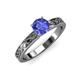 3 - Maren Classic 6.50 mm Round Tanzanite Solitaire Engagement Ring 