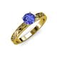 3 - Maren Classic 6.50 mm Round Tanzanite Solitaire Engagement Ring 