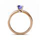 5 - Maren Classic 6.50 mm Round Tanzanite Solitaire Engagement Ring 