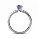 5 - Maren Classic 6.50 mm Round Iolite Solitaire Engagement Ring 