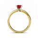 5 - Maren Classic 6.00 mm Round Ruby Solitaire Engagement Ring 
