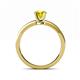 5 - Maren Classic 6.00 mm Round Yellow Diamond Solitaire Engagement Ring 