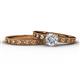 1 - Niah Classic Diamond Solitaire Bridal Set Ring 