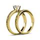 5 - Niah Classic Diamond Solitaire Bridal Set Ring 