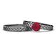 1 - Maren Classic Ruby Solitaire Bridal Set Ring 