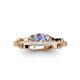 3 - Twyla Diamond and Tanzanite Three Stone Ring 