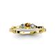 3 - Twyla Diamond and Citrine Three Stone Ring 