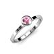 1 - Natare Pink Tourmaline Solitaire Ring  