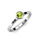 1 - Natare Peridot Solitaire Ring  