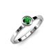 1 - Natare Emerald Solitaire Ring  