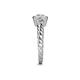 5 - Azalea Diamond Three Stone Ring 