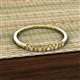 2 - Emlynn 2.00 mm Citrine and Diamond 10 Stone Wedding Band 