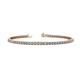 1 - Leslie 2.70 mm Diamond Eternity Tennis Bracelet 