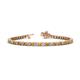 1 - Izarra 3.10 mm Citrine and Diamond Eternity Tennis Bracelet 