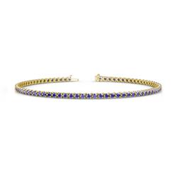Cliona Tanzanite Eternity Tennis Bracelet Tanzanite ctw Prong Womens Eternity Tennis Bracelet K Yellow Gold