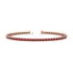 1 - Cliona 2.40 mm Ruby Eternity Tennis Bracelet 