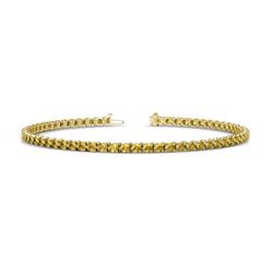 Cliona Citrine Eternity Tennis Bracelet Citrine ctw Prong Womens Eternity Tennis Bracelet K Yellow Gold