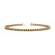 1 - Cliona 2.40 mm Citrine Eternity Tennis Bracelet 