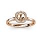 3 - Myrna Semi Mount Halo Engagement Ring 