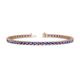 1 - Cliona 2.70 mm Tanzanite Eternity Tennis Bracelet 