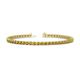 1 - Cliona 2.70 mm Citrine Eternity Tennis Bracelet 