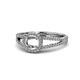 1 - Aylin Semi Mount Halo Engagement Ring 