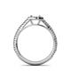 4 - Aylin Semi Mount Halo Engagement Ring 