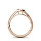 4 - Aylin Semi Mount Halo Engagement Ring 