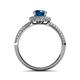 5 - Ivanka Signature Halo Engagement Ring 