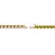 2 - Cliona 2.40 mm Yellow Diamond Eternity Tennis Bracelet 