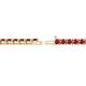 2 - Cliona 2.70 mm Ruby Eternity Tennis Bracelet 