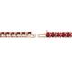 2 - Cliona 2.70 mm Ruby Eternity Tennis Bracelet 