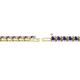 2 - Cliona 2.70 mm Iolite Eternity Tennis Bracelet 