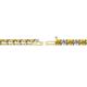 2 - Cliona 2.70 mm Citrine and Diamond Eternity Tennis Bracelet 